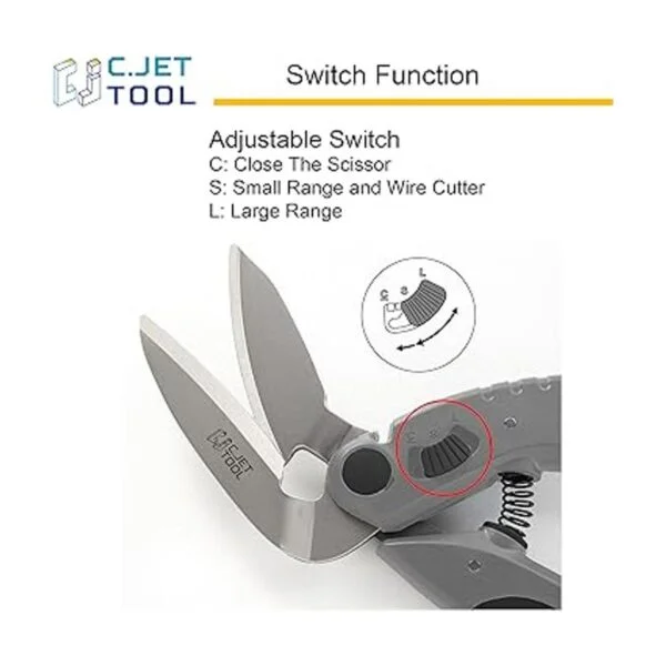 C.JET TOOL Tijeras resistentes de 10 pulgadas tijeras_4