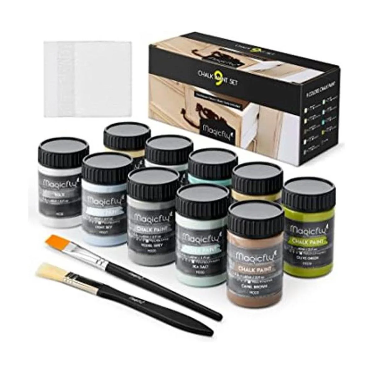 Magicfly Juego de 15 piezas de pintura para muebles de_1