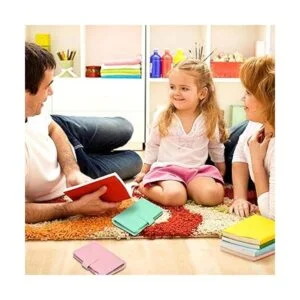 6 carpetas de piel sintética A6 recargables 6 anillos_3