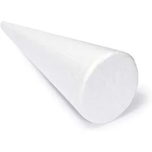 Conos de espuma blanca para manualidades 5 tamaños_5