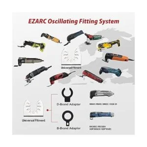 EZARC Juego de cuchillas oscilantes de diamante cuchillas_4