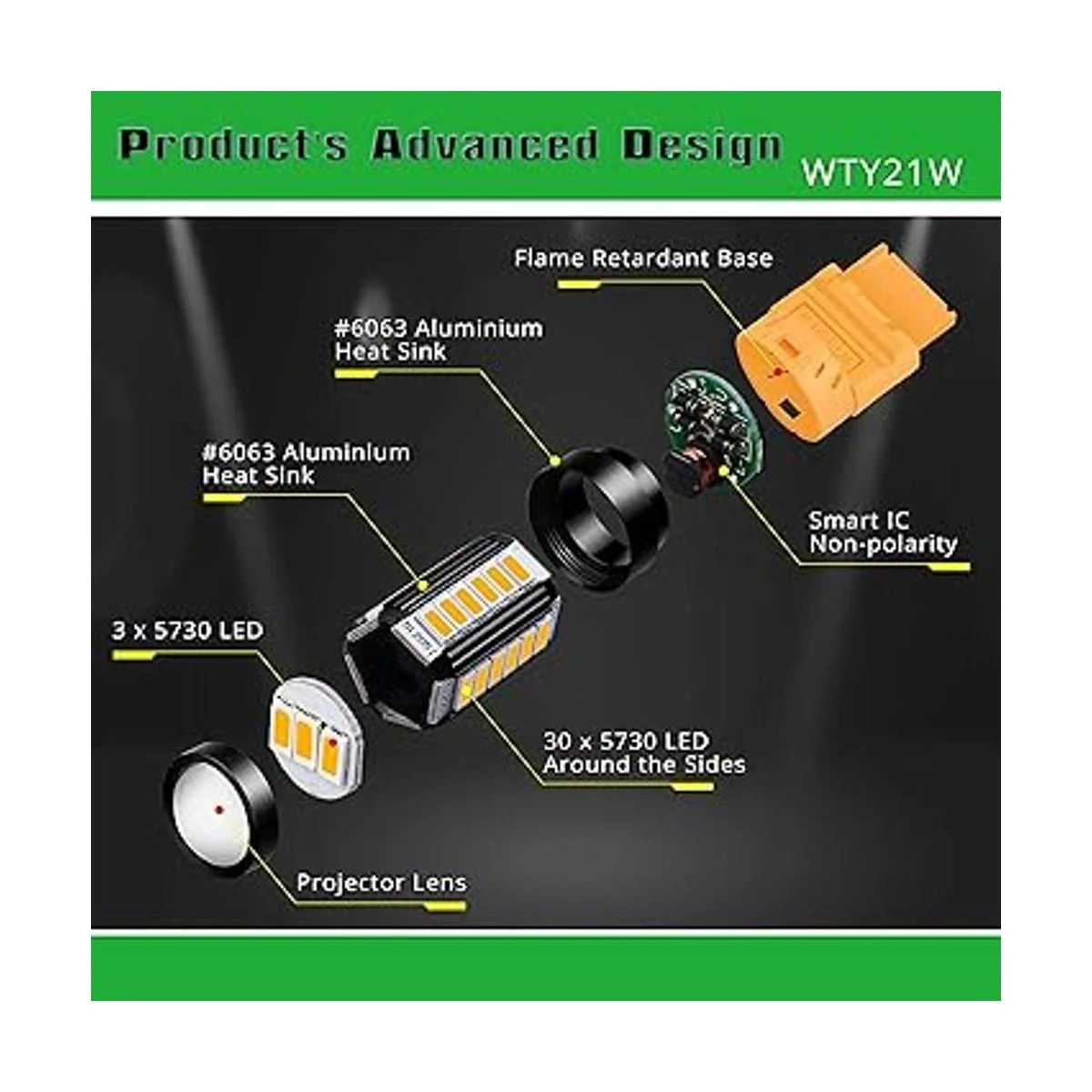 Alla Lighting WTY21W Bombillas LED superbrillantes_2