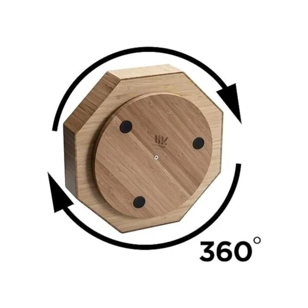 MobileVision Bamboo 360 Bandeja giratoria de baño para_3