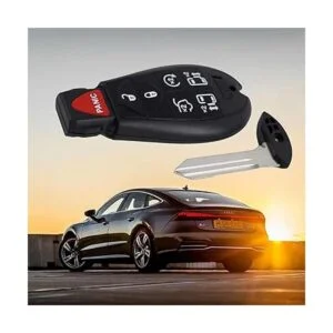 Llavero de 7 botones compatible con Chrysler Town and_5