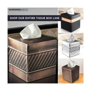 Monarch Abode Cubierta de caja de pañuelos hecha a mano_6