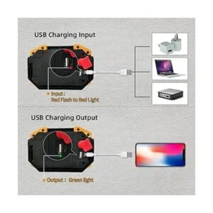 Tekstap Luz de trabajo LED recargable 30 W y 2000_4