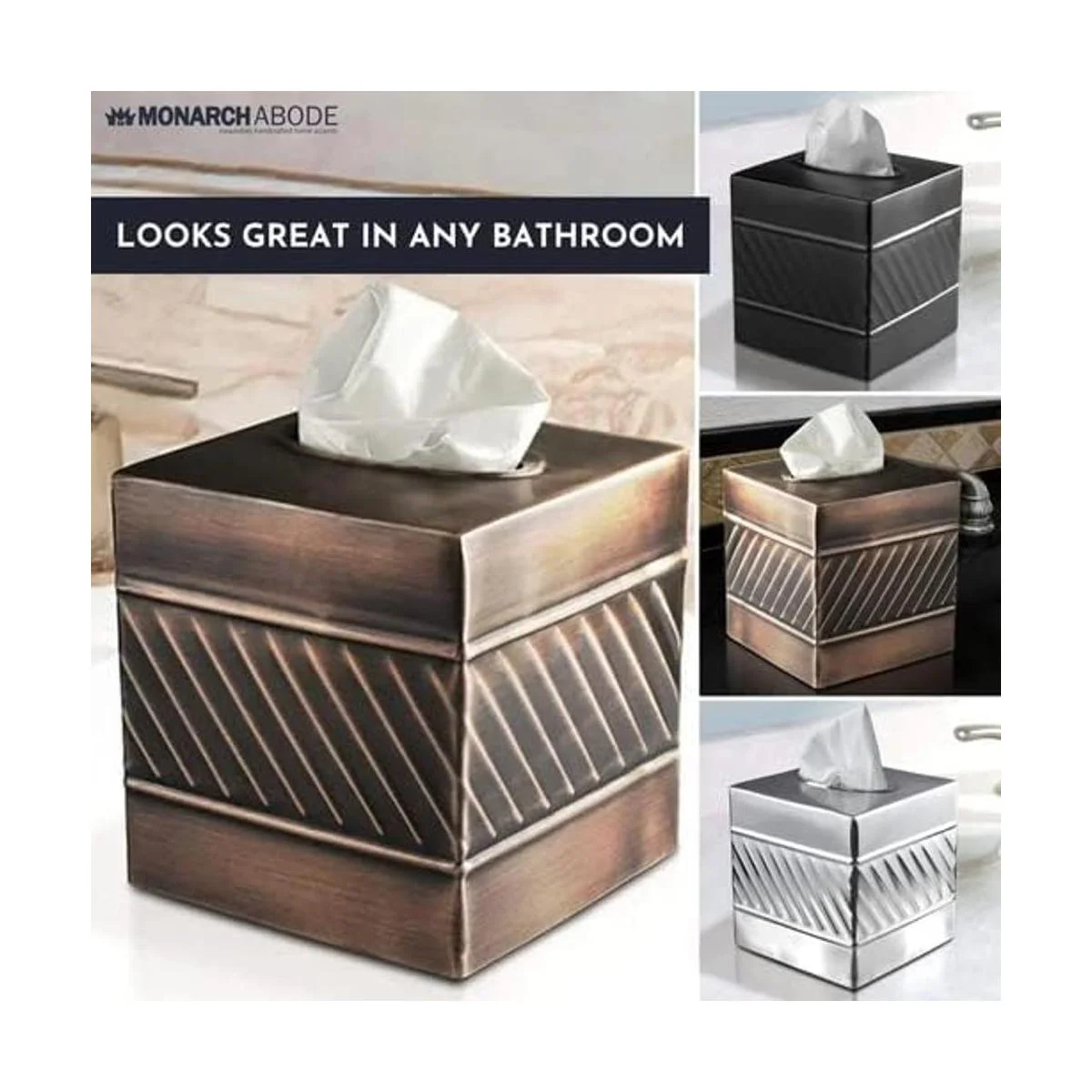 Monarch Abode Cubierta de caja de pañuelos hecha a mano_3