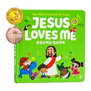 Hello 2 Kids Jesus Loves Me Libro de sonidos Juguete_1