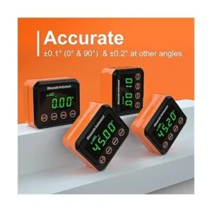 Mecurate Medidor de ángulo digital y transportador_2