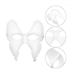 Paquete de 40 máscaras de papel de Mardi Gras máscara de_3