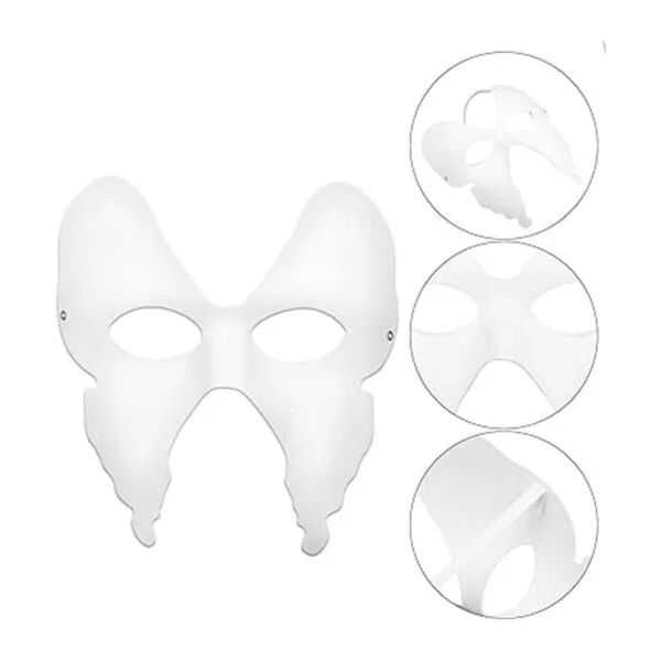 Paquete de 40 máscaras de papel de Mardi Gras máscara de_3