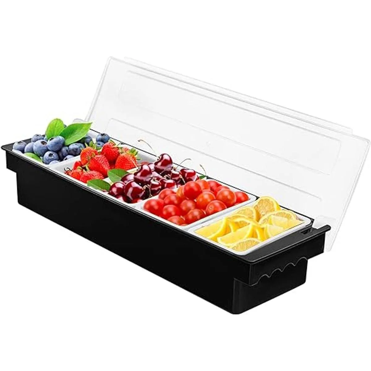 Dispensador de plástico de 5 compartimentos para_1