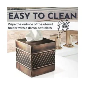 Monarch Abode Cubierta de caja de pañuelos hecha a mano_5