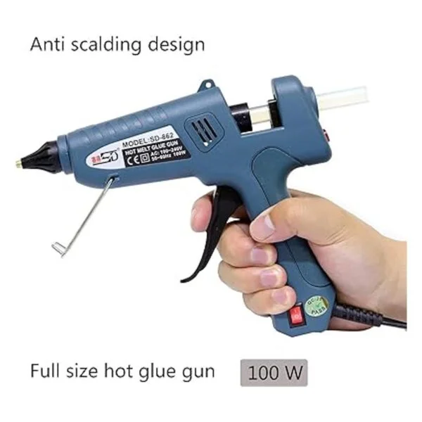LEBACUTE Pistola de pegamento caliente 100 W Kit de_3