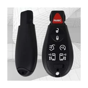 Llavero de 7 botones compatible con Chrysler Town and_3