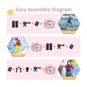 Cámara para niños cámara digital impermeable bajo el agua_5