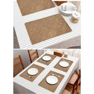 OwnMy Paquete de 6 manteles individuales naturales de_7