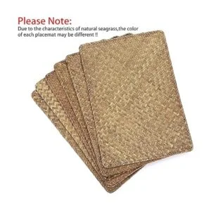 OwnMy Paquete de 6 manteles individuales naturales de_3