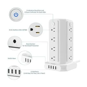 Protector contra sobretensiones de torre de regleta_5