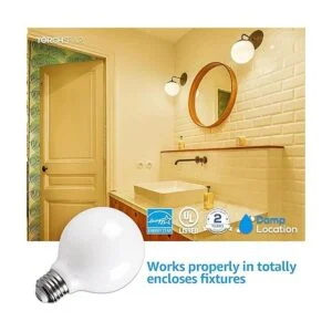 TORCHSTAR G25 Bombillas LED regulables y redondas_3