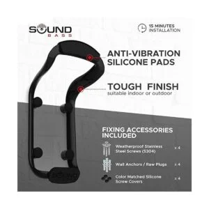 Mover Soporte de pared para altavoces resistente a la_4