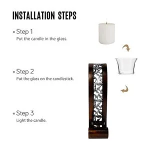 Shelving Solution Aplique de pared con portavelas de té_6