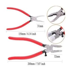 Qovydx Juego de 5 alicates de cristal para correr con_2