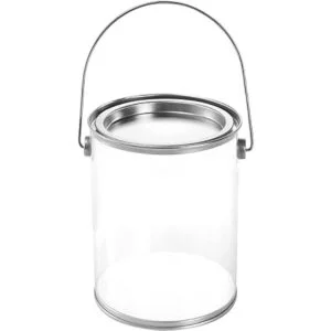 Hedume Paquete de 9 recipientes de pintura transparentes_3