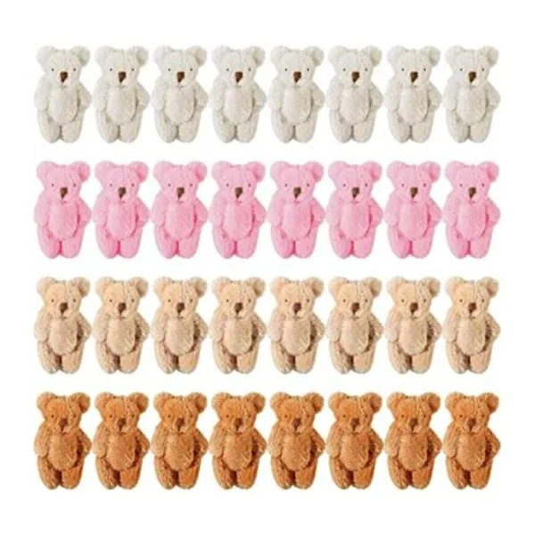32 piezas de mini oso de peluche pequeño oso pequeño oso_1