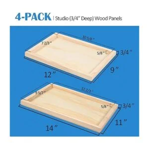 Kit de paneles de lienzo de madera de abedul sin acabar_4