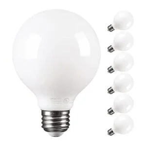 TORCHSTAR G25 Bombillas LED regulables y redondas_1