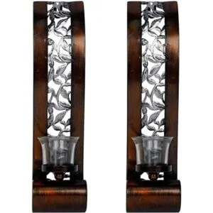 Shelving Solution Aplique de pared con portavelas de té_7