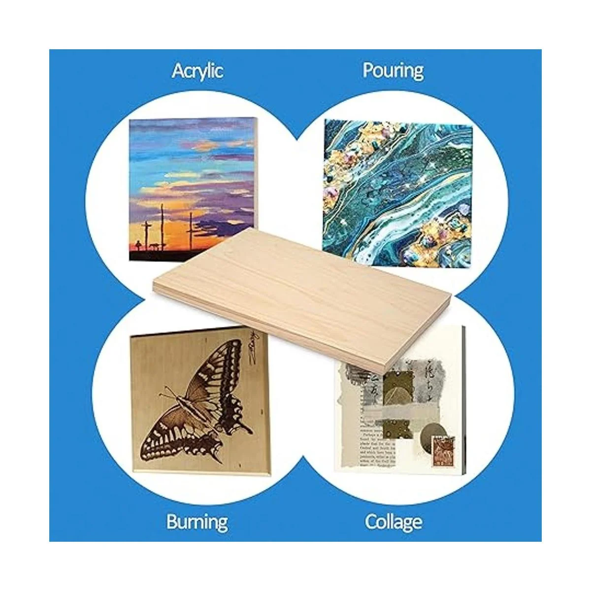 Kit de paneles de lienzo de madera de abedul sin acabar_6