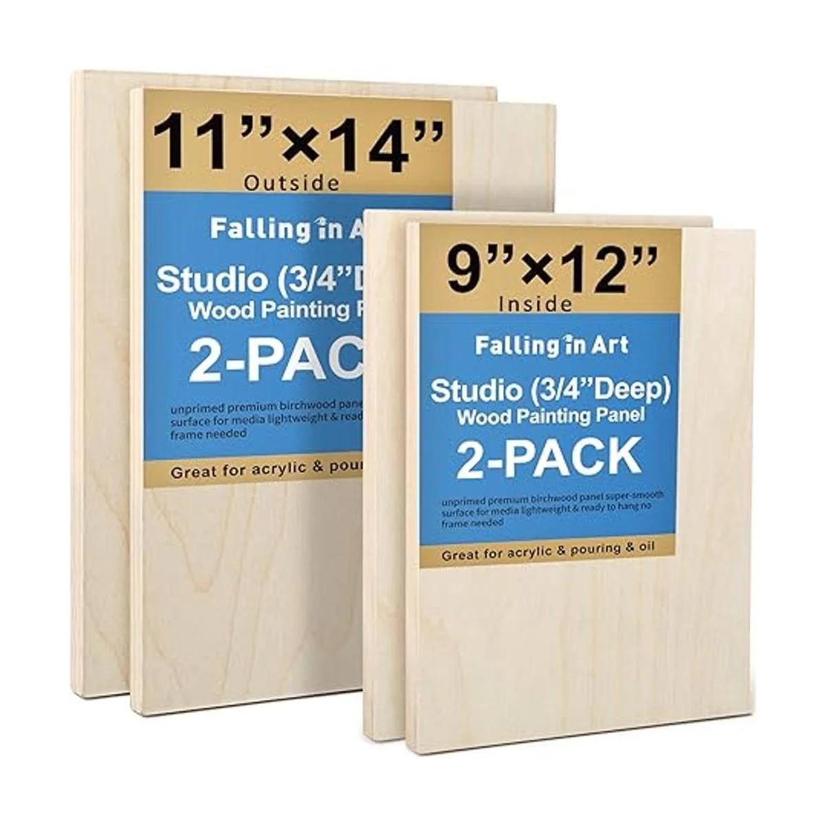 Kit de paneles de lienzo de madera de abedul sin acabar_1