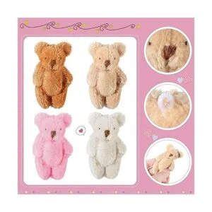 32 piezas de mini oso de peluche pequeño oso pequeño oso_3