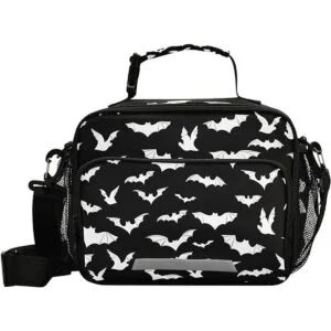 Glaphy Bolsa de almuerzo de murciélagos de Halloween con_1