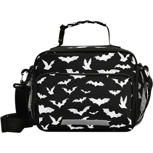 Glaphy Bolsa de almuerzo de murciélagos de Halloween con_1