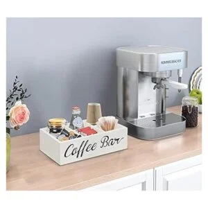 Organizador de estación de café de madera organizador de_6
