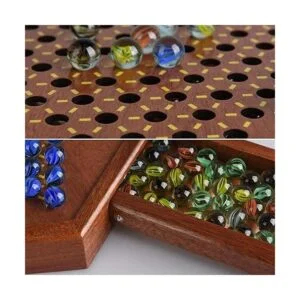 Damas chinas de madera con cajones juego de mesa de_2