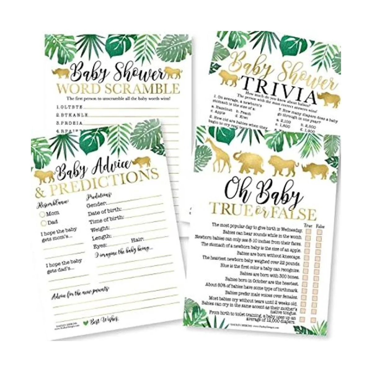 50 juegos de safari para baby shower género neutro 4_1