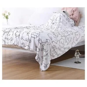 Sviuse Manta de gato para niños manta de sherpa con_3