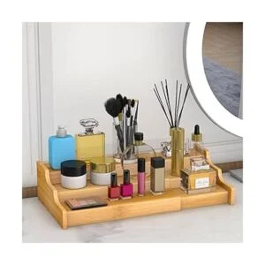 2 estantes expandibles de bambú para especias de 3_5