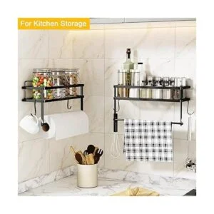 ESOW Soporte para toallas de papel con almacenamiento en_2