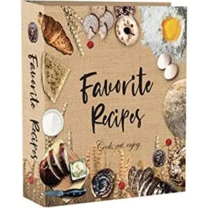 Carpeta de recetas kit organizador de página completa de_1