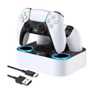 LVFAN Estación de carga con controlador PS5 base de carga_1