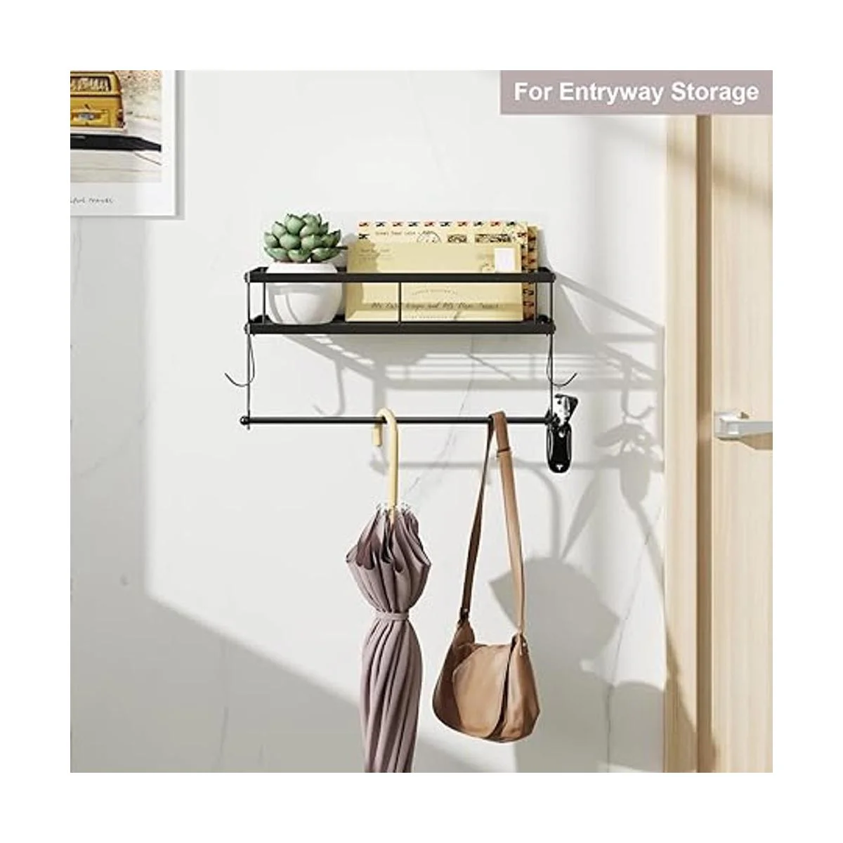 ESOW Soporte para toallas de papel con almacenamiento en_5