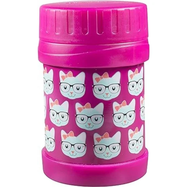 Bentology Juego de lonchera para niños gatito con bolsa_7