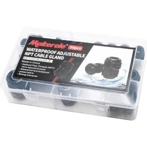 MAKERELE Cable Grip Kit de prensaestopas para caja_5