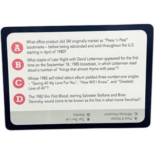 You Gotta Know 1980s Juego de Trivia_3