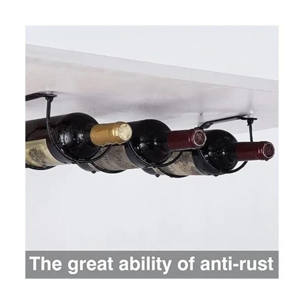 FOMANSH Estante de vino para debajo del gabinete_4